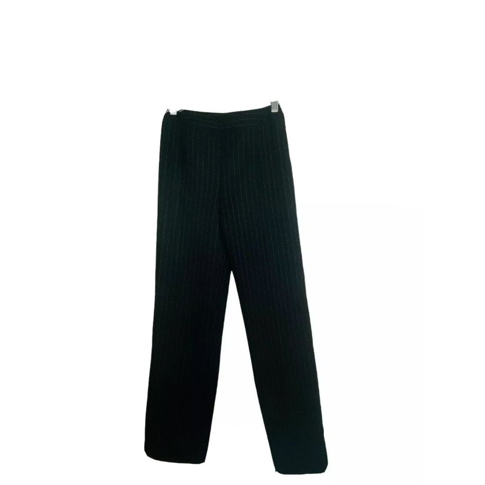 Oscar De La Renta Dress Pants Wool Straight Leg  Sz 2 Vintage Designer - Picture 2 of 11